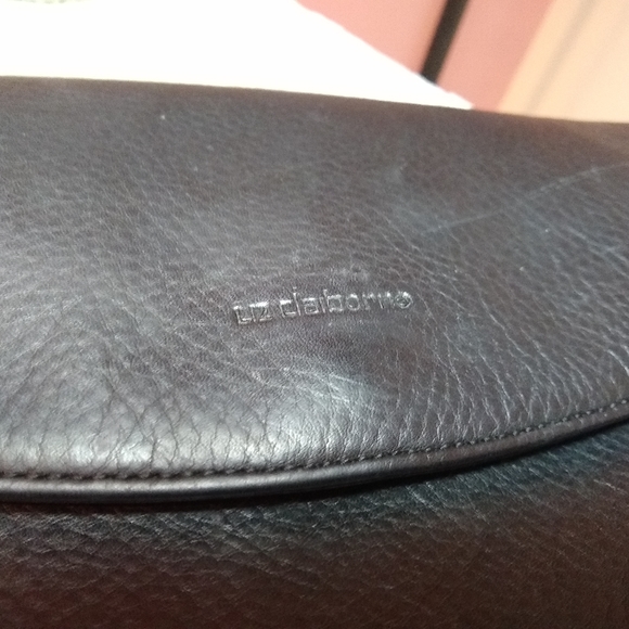 Vintage Liz Claiborne Leather Co. Black Leather Purse - Picture 5 of 11